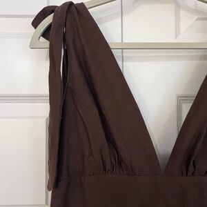 House of Harlow 1960 Chocolate Brown Dress
